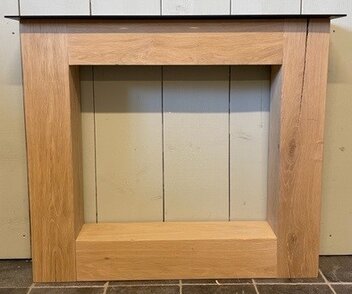 Eiken-Eettafelpoot U (120x120)