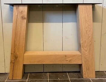 Eiken-Eettafelpoot A (120x120)