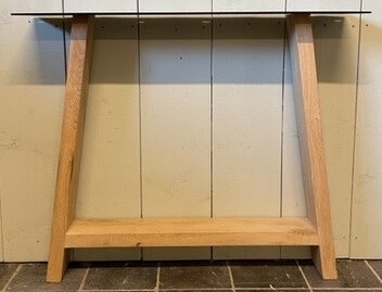 Eiken-Eettafelpoot A (100x40)