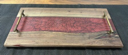 Dienbord Black Walnut Bordeau Crackle