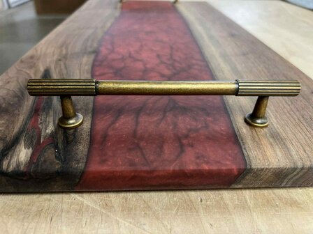 Dienbord Black Walnut Bordeau Crackle