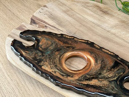 Fles / glazenhouder Moonwalk glitter 