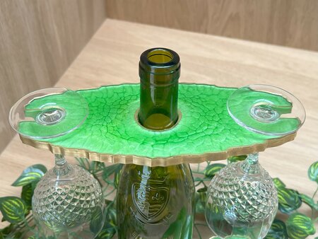 Set Agaat coasters 4 st. + holder Reptile