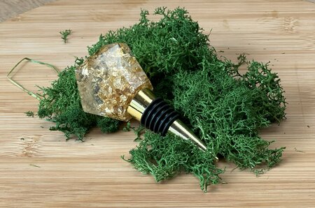 Epoxy fleskurk Golden Flakes II