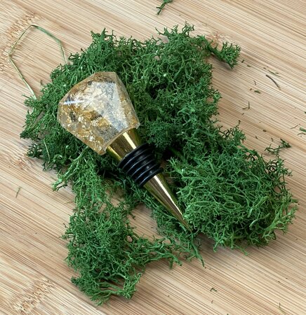 Epoxy fleskurk Golden Flakes II