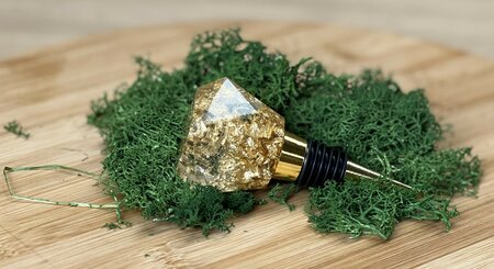 Epoxy fleskurk Golden Flakes II