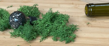 Epoxy fleskurk Round Grey mirror