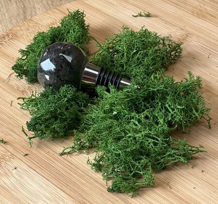 Epoxy fleskurk Round Grey mirror