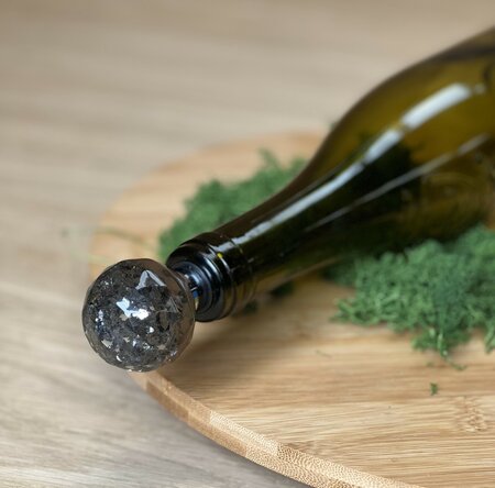 Epoxy fleskurk Round Grey mirror