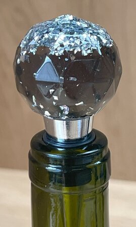 Epoxy fleskurk Grey Disco 'n sparkle