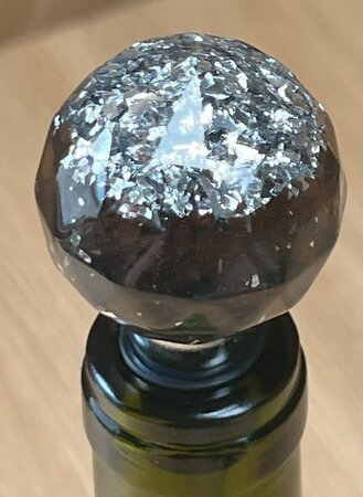 Epoxy fleskurk Grey Disco 'n sparkle