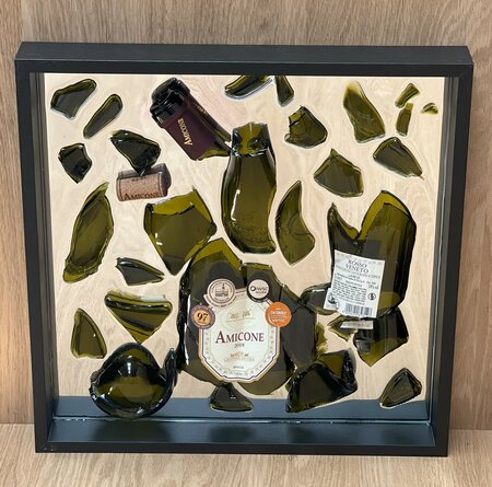 Broken Bottle art - Amicone 2018 Spiegelglas