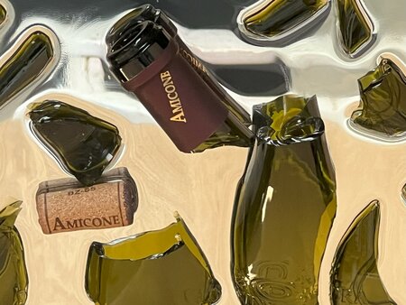 Broken Bottle art - Amicone 2018 Spiegelglas
