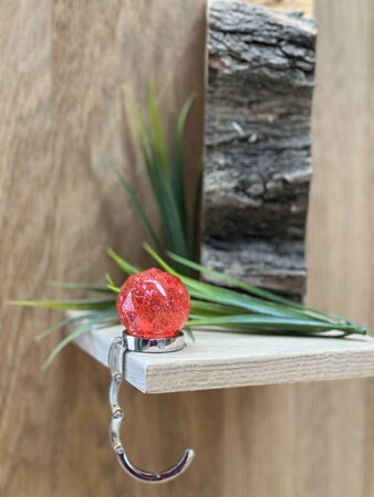 Handtassenhouder Raspberry glitter