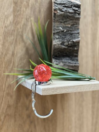 Handtassenhouder Raspberry glitter