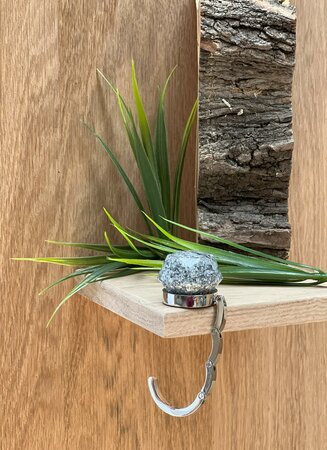 Handtassenhouder Shiny Silver