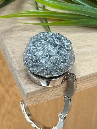 Handtassenhouder Shiny Silver