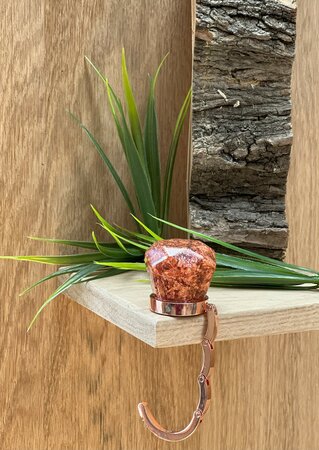 Handtassenhouder Copper glitter