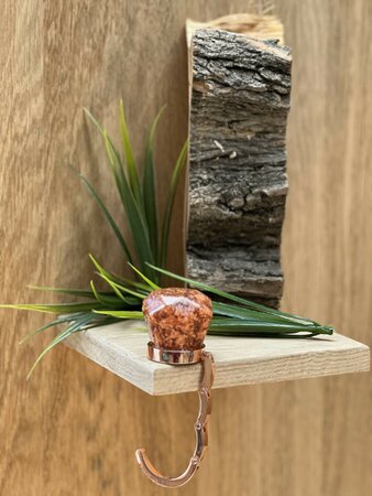 Handtassenhouder Copper glitter