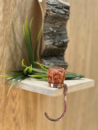 Handtassenhouder Copper glitter