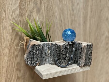 Handtassenhouder Blue glitter