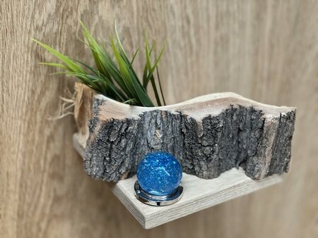 Handtassenhouder Blue glitter