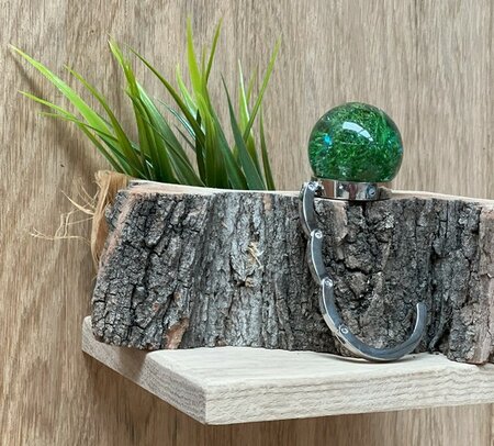 Handtassenhouder Reindeer mos & glitter