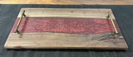 Dienbord Black Walnut Bordeau Crackle