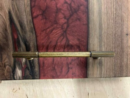 Dienbord Black Walnut Bordeau Crackle