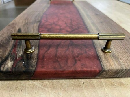 Dienbord Black Walnut Bordeau Crackle