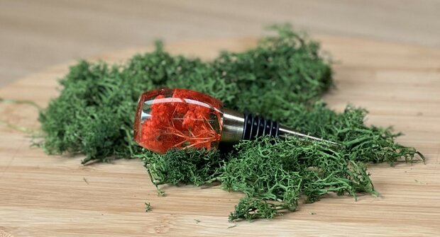 Epoxy fleskurk Red Flower