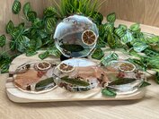 Set Hexagon coasters 4st. Nature love