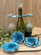 Set Fantasy coasters 4 st. + holder + glazenhouder + wijnkurk