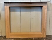 Eiken-Eettafelpoot U (80x80)