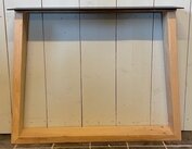 Eiken-Eettafelpoot Trapeze (100x40)