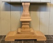 Eiken-Eettafelpoot Klooster